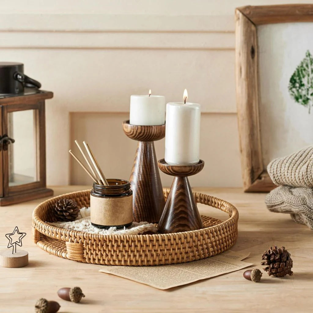 Rattan Trays • Natural Colour (Multiple Sizes)