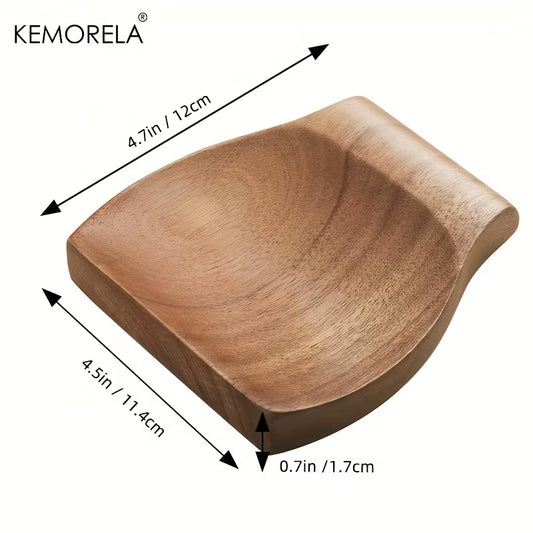 1PCS Wooden Holder Spoon Utensil Kitchen Wooden Spoon Holder Cooking Spatula Utensil Holder Clips Wooden