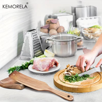 1PCS Wooden Holder Spoon Utensil Kitchen Wooden Spoon Holder Cooking Spatula Utensil Holder Clips Wooden