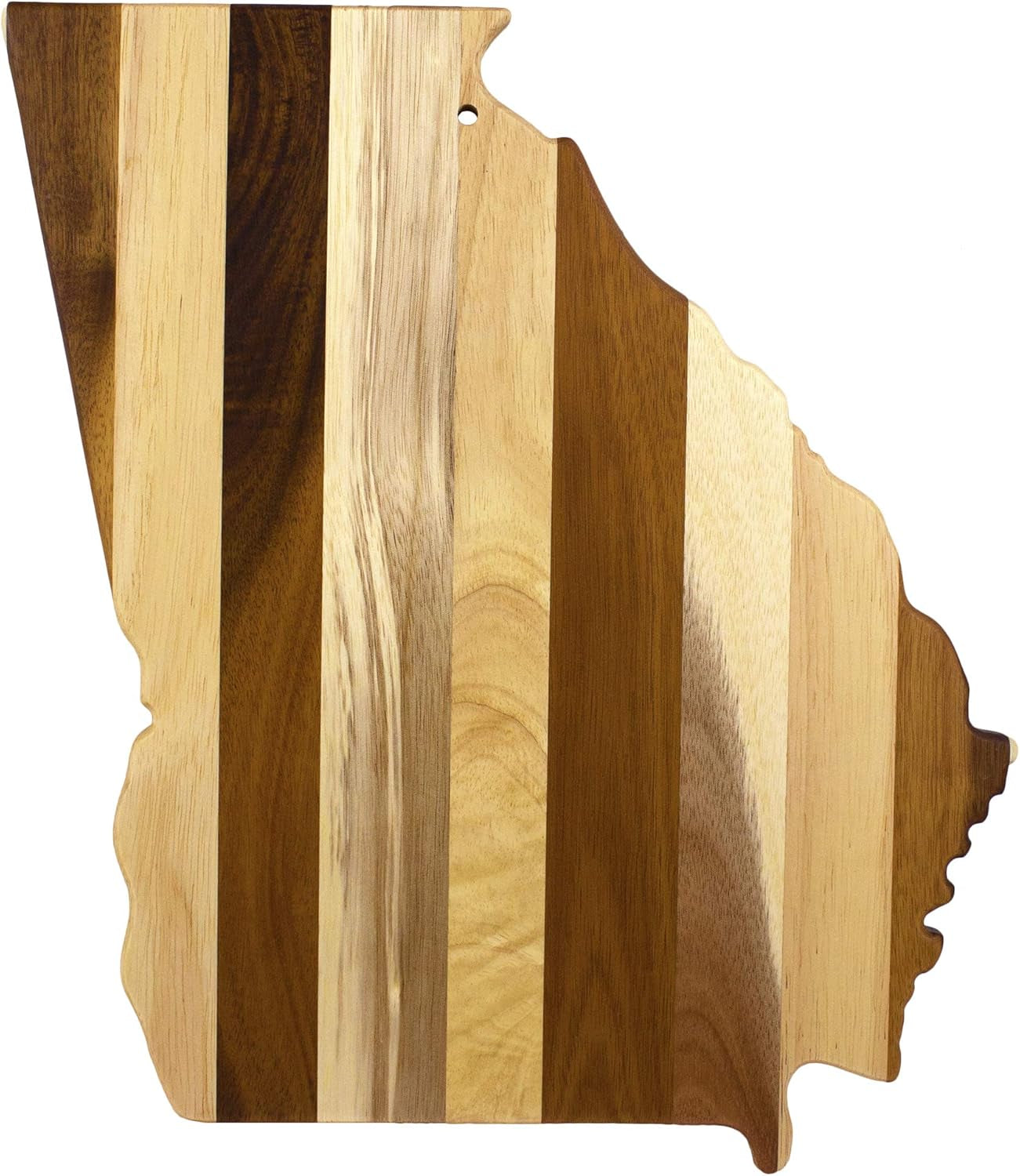 Rock & Branch Series Shiplap Georgia State Shaped Wood Serving and Cutting Board | Great for Wall Art