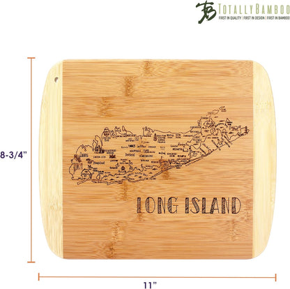 a Slice of Life Long Island Serving and Cutting Board, 11" X 8.75"