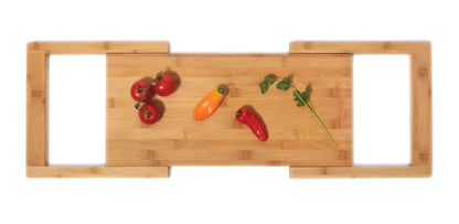 Bamboo Over-The-Sink Expandable Cutting Board, 34" X 11 1/2"