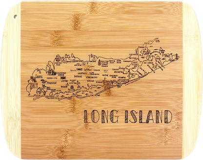 a Slice of Life Long Island Serving and Cutting Board, 11" X 8.75"